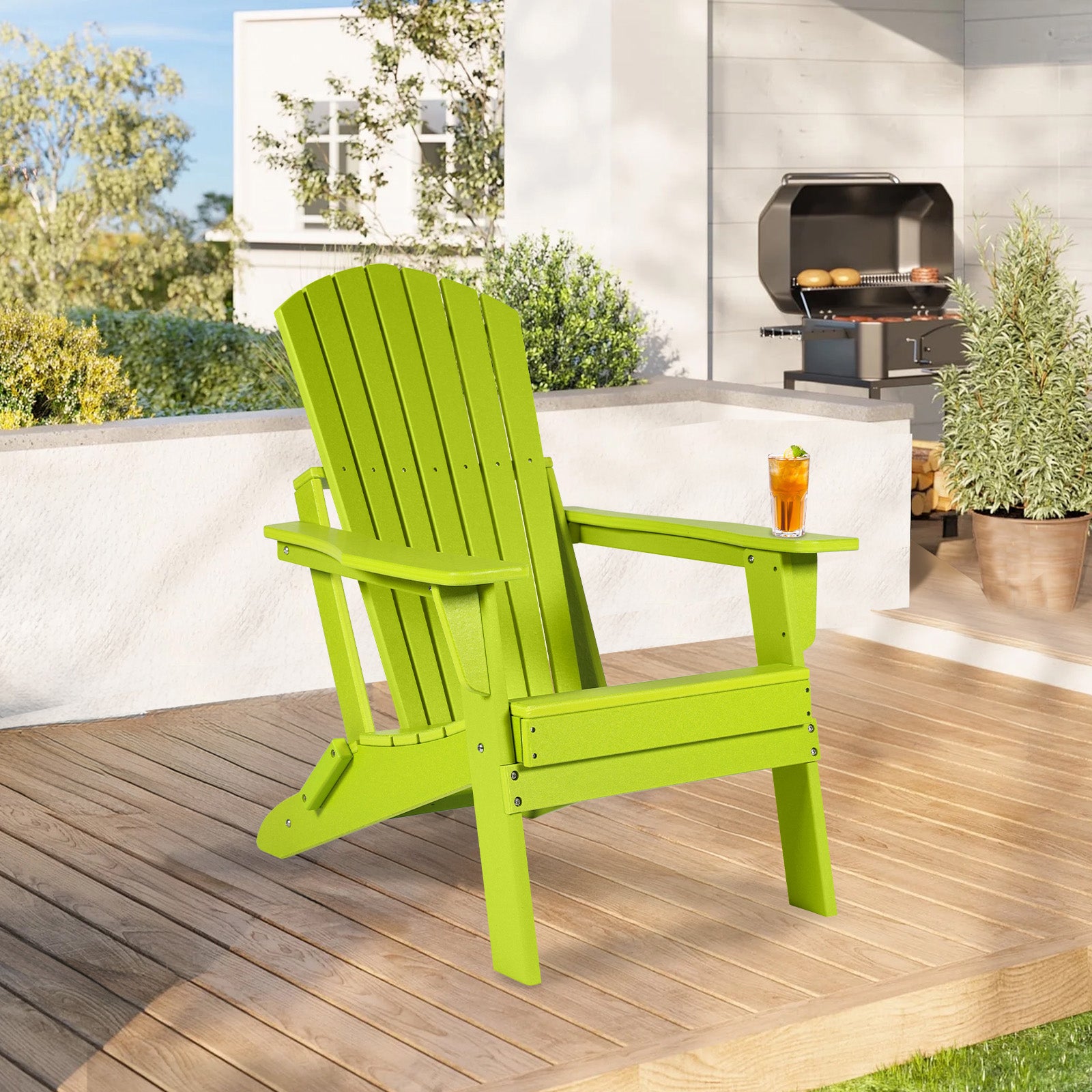 Aoodor_Folding_Adirondack_Chair_Lemon_Green-1-1
