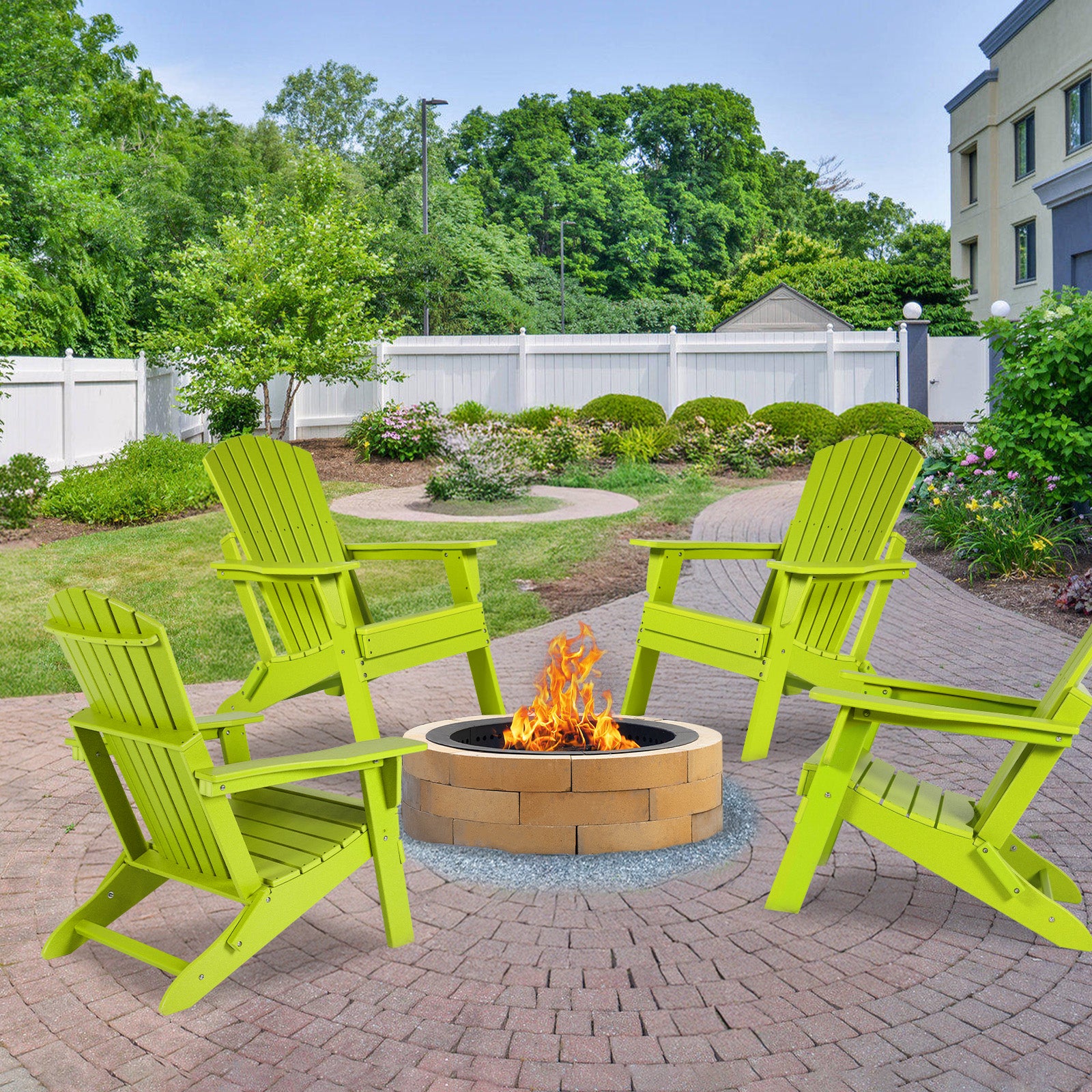 Aoodor_Folding_Adirondack_Chair_Lemon_Green-2-1